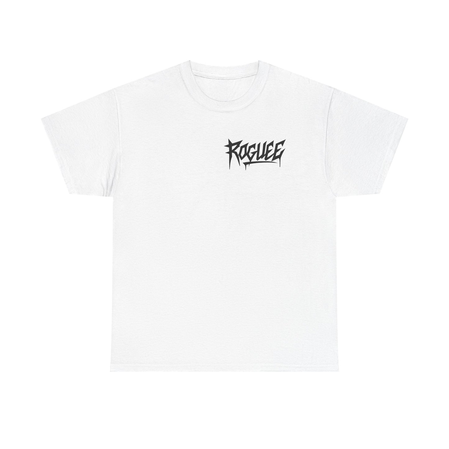 ROGUEE White "Rider" Graphic T-Shirt